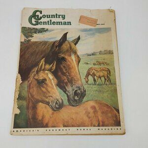 Vintage May 1947 Country Gentleman America's Foremost Rural Paperback Magazine